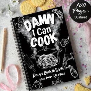Black Recipe Book - Damn I Can Cook